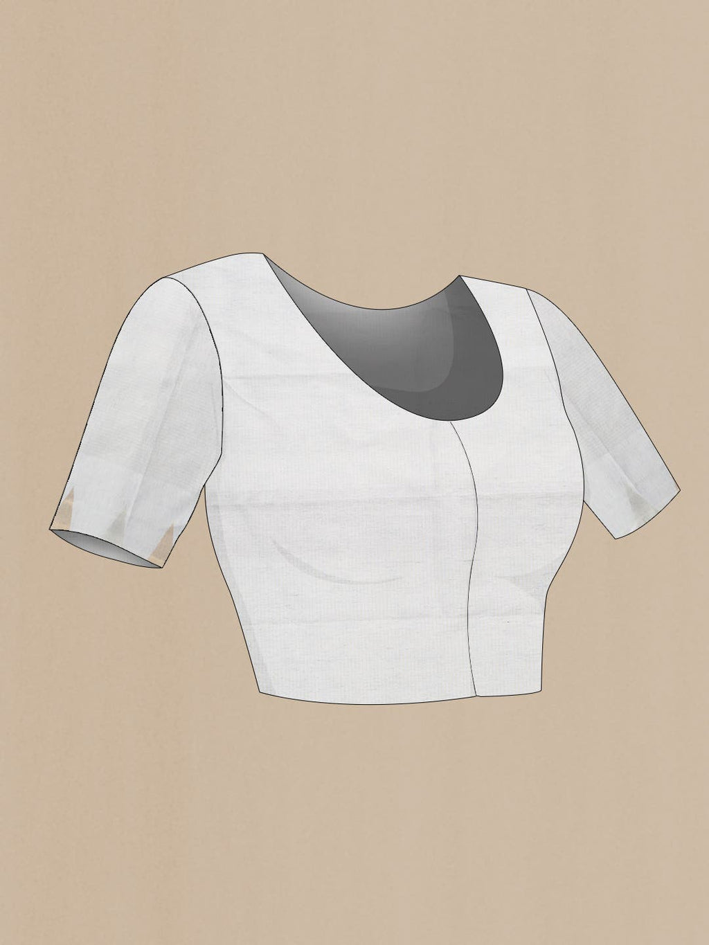 Grey Linen Saree