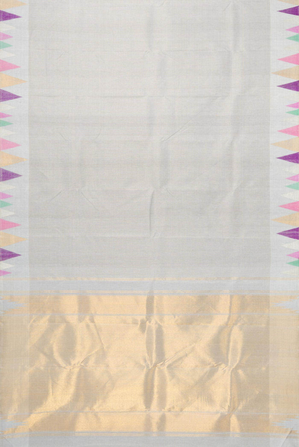 Grey Linen Saree