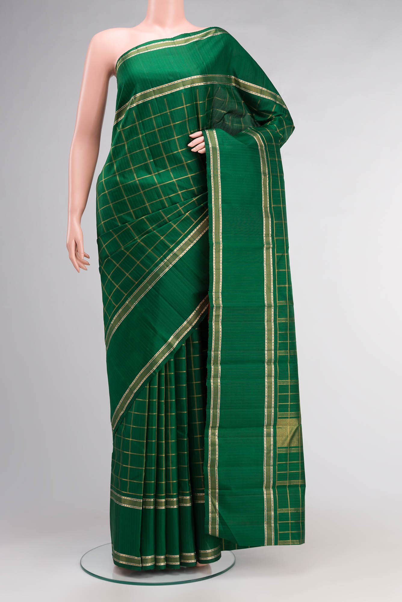 Green Kanchipuram Silk Saree