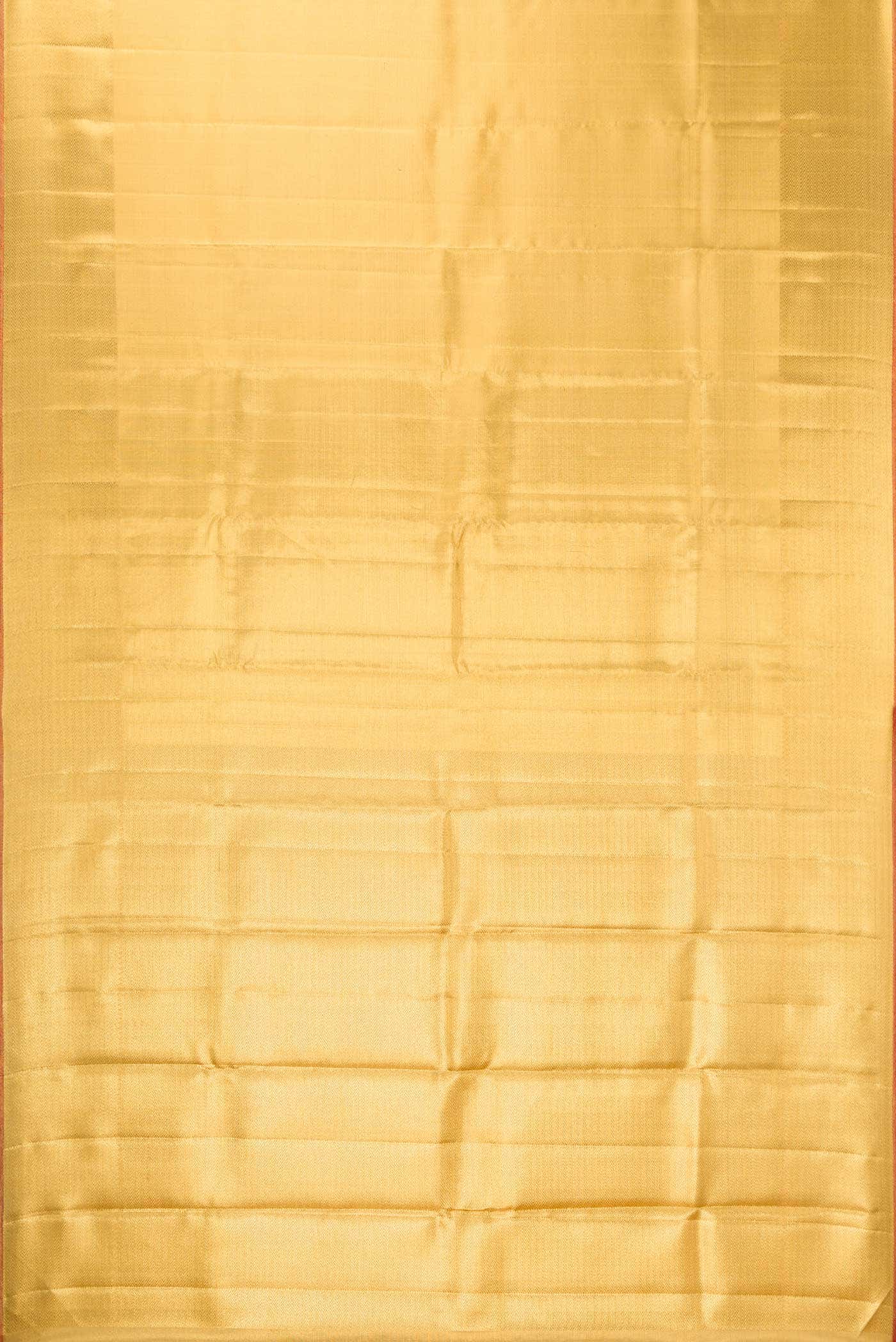 Pure Silk Pure Zari Gold Dual Tone Kanchipuram Tissue Saree
