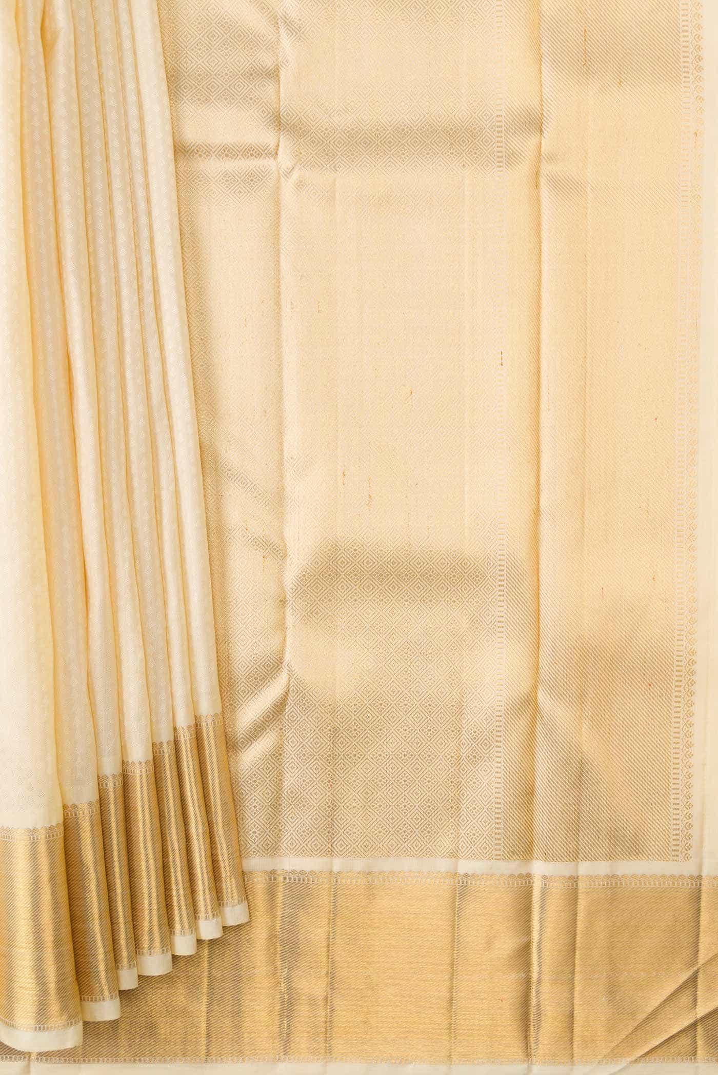 Sandal Kanchipuram Silk Saree