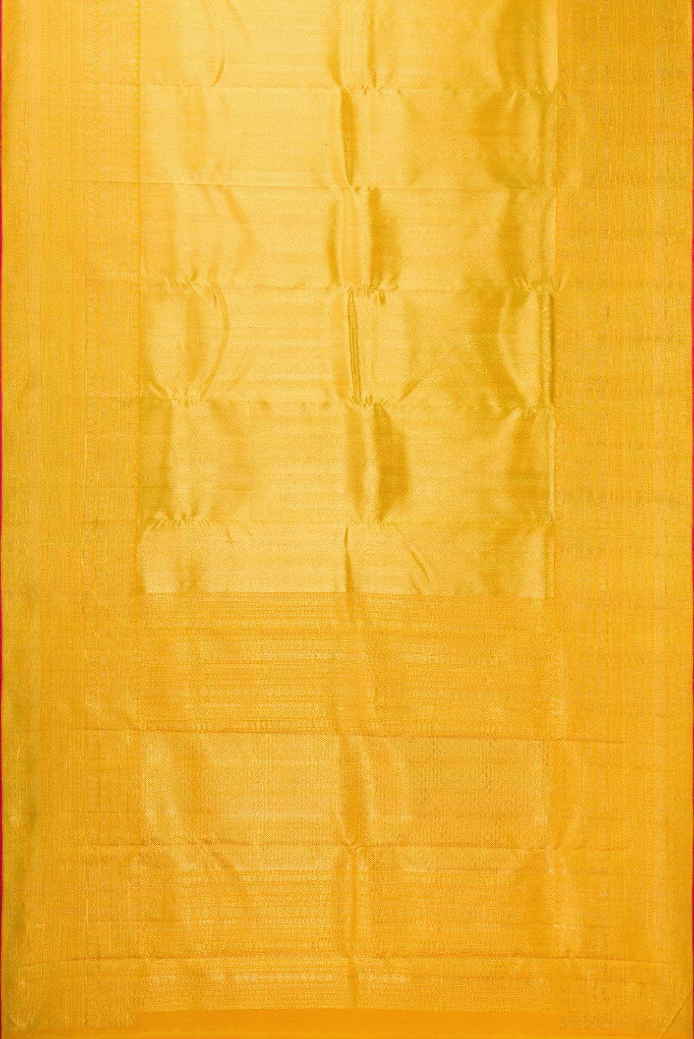 Pure Silk Pure Zari Gold Dual Tone Kanchipuram Tissue Saree