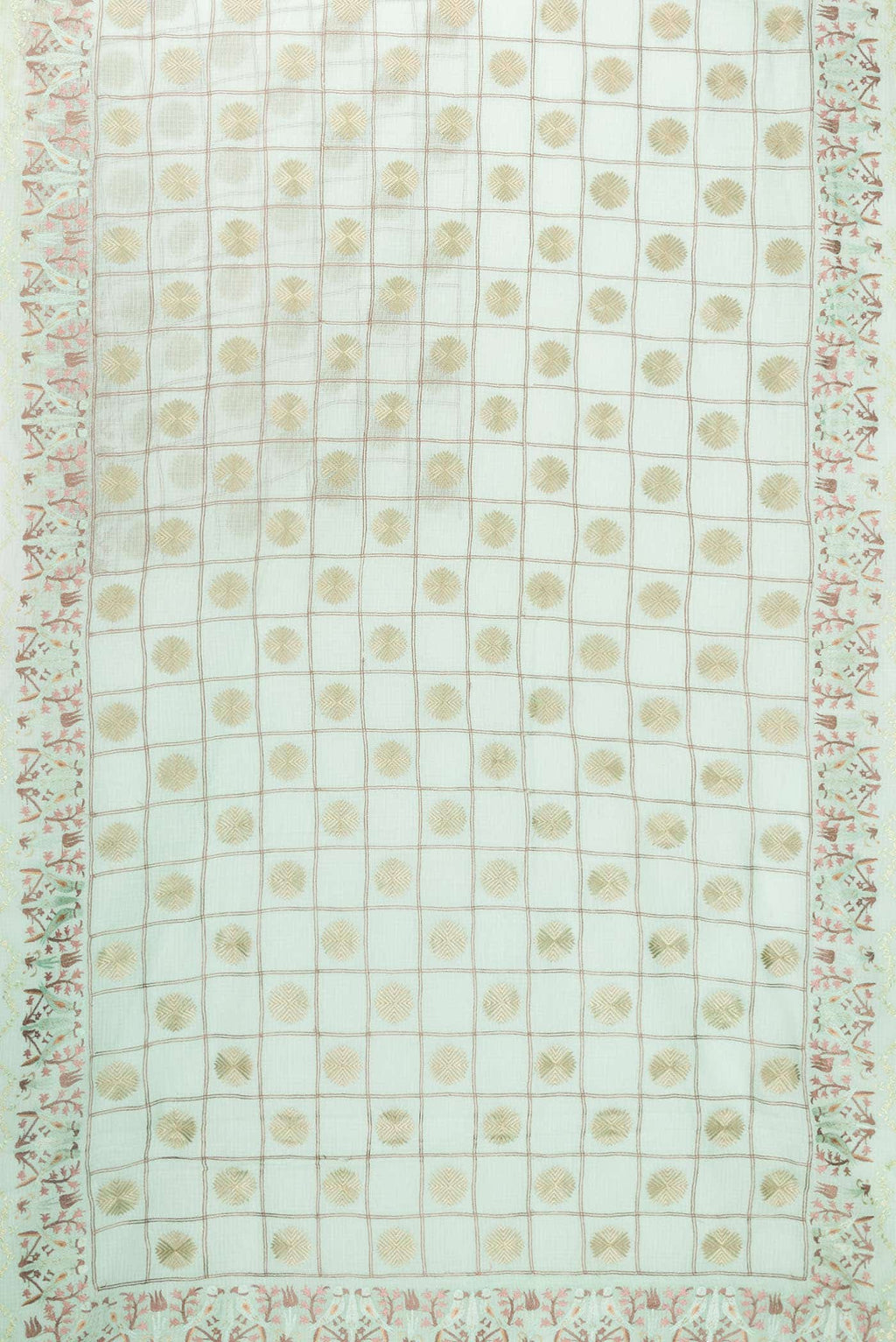 Light Green Dual Tone Kota Silk Saree