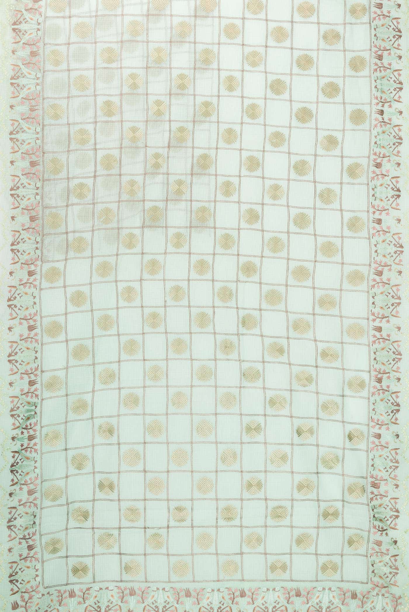 Light Green Dual Tone Kota Silk Saree
