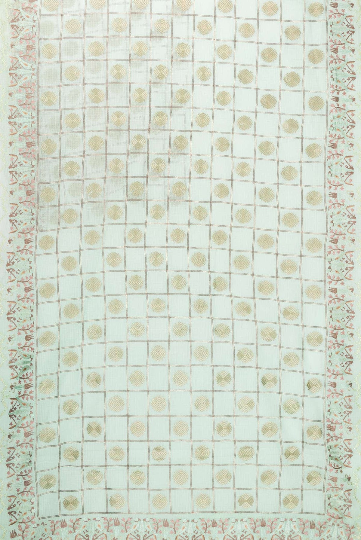 Light Green Dual Tone Kota Silk Saree
