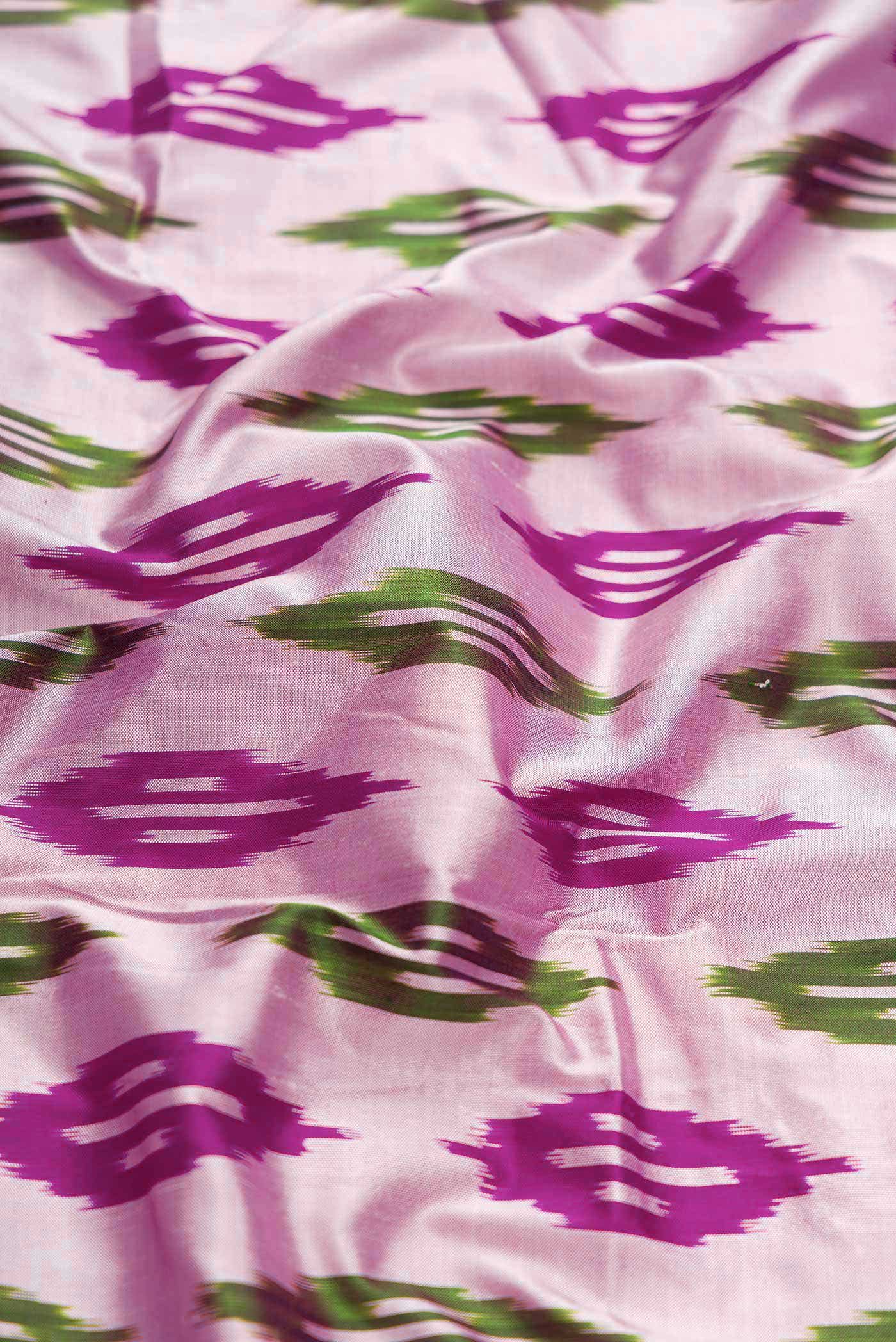 Lilac Dual Tone Pochampally Silk Saree
