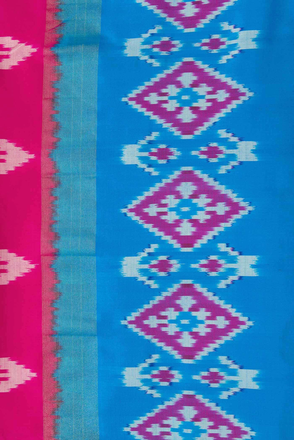 Pink Pochampally Silk Saree