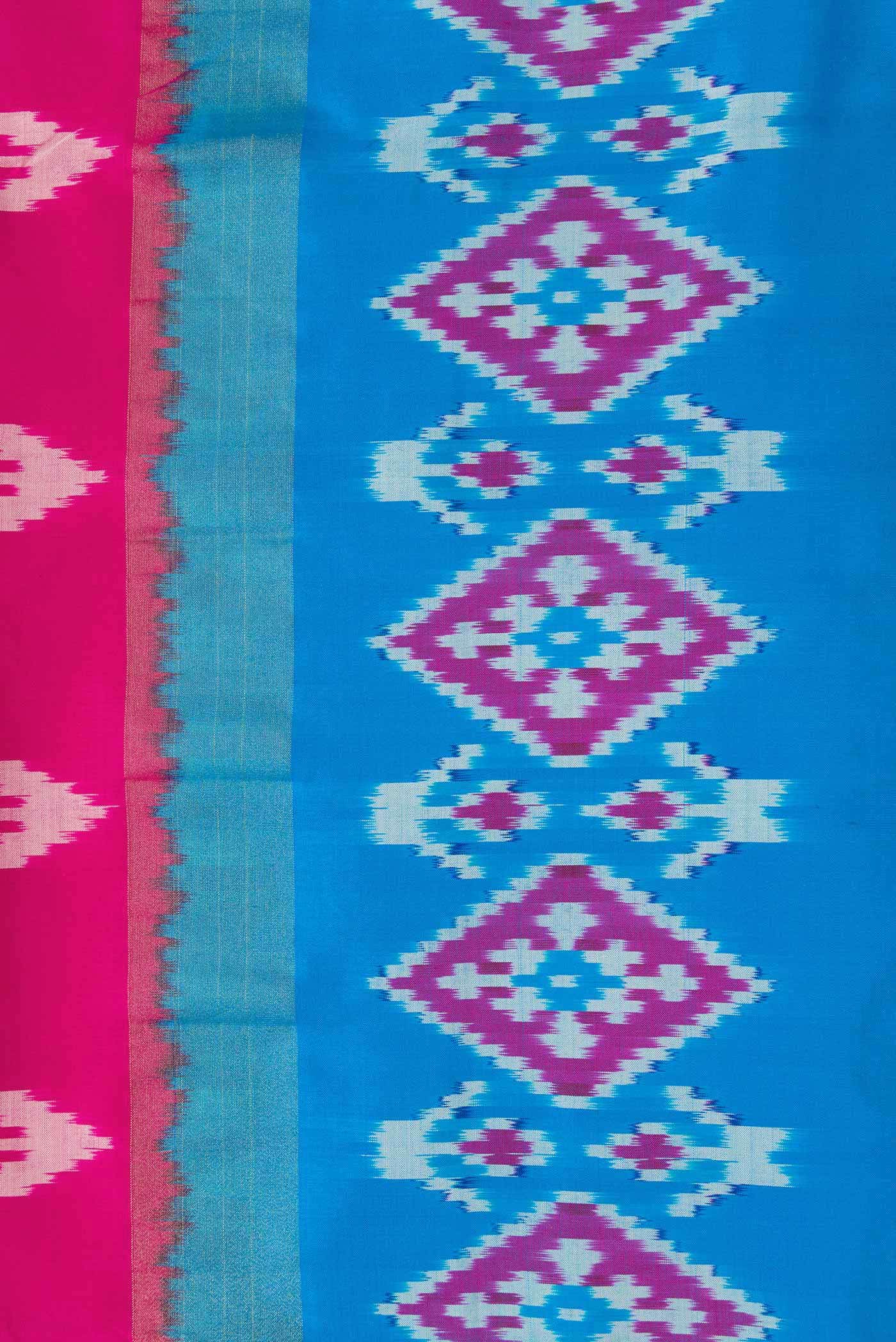 Pink Pochampally Silk Saree