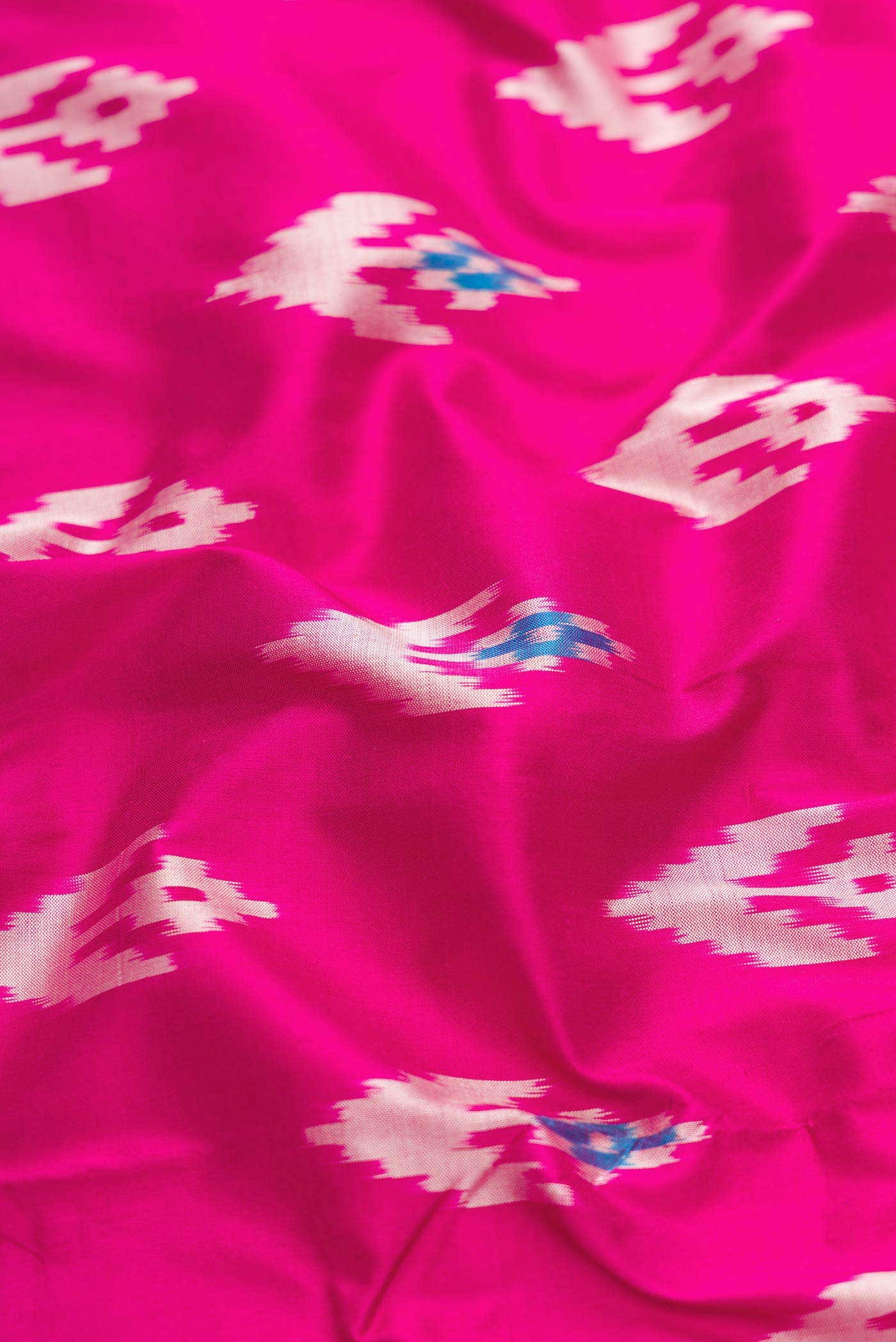 Pink Pochampally Silk Saree