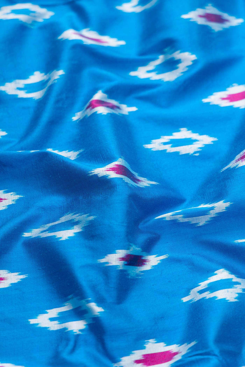 Sky Blue Pochampally Silk Saree