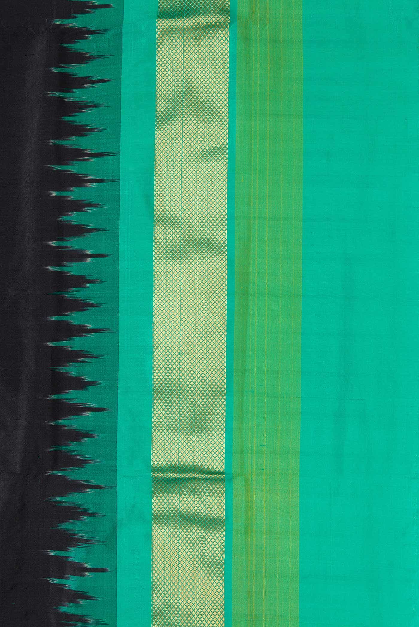 Black Pochampally Silk Saree