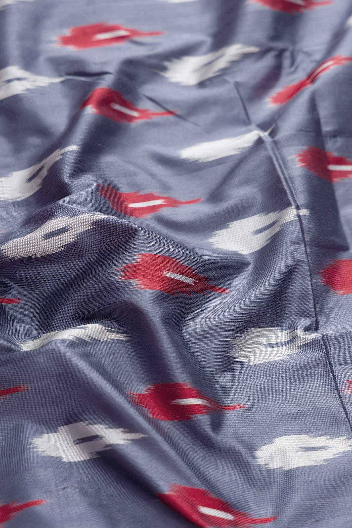 Sky Blue Pochampally Silk Saree
