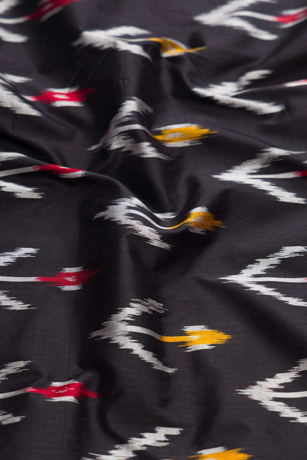 Black Double Ikat Saree