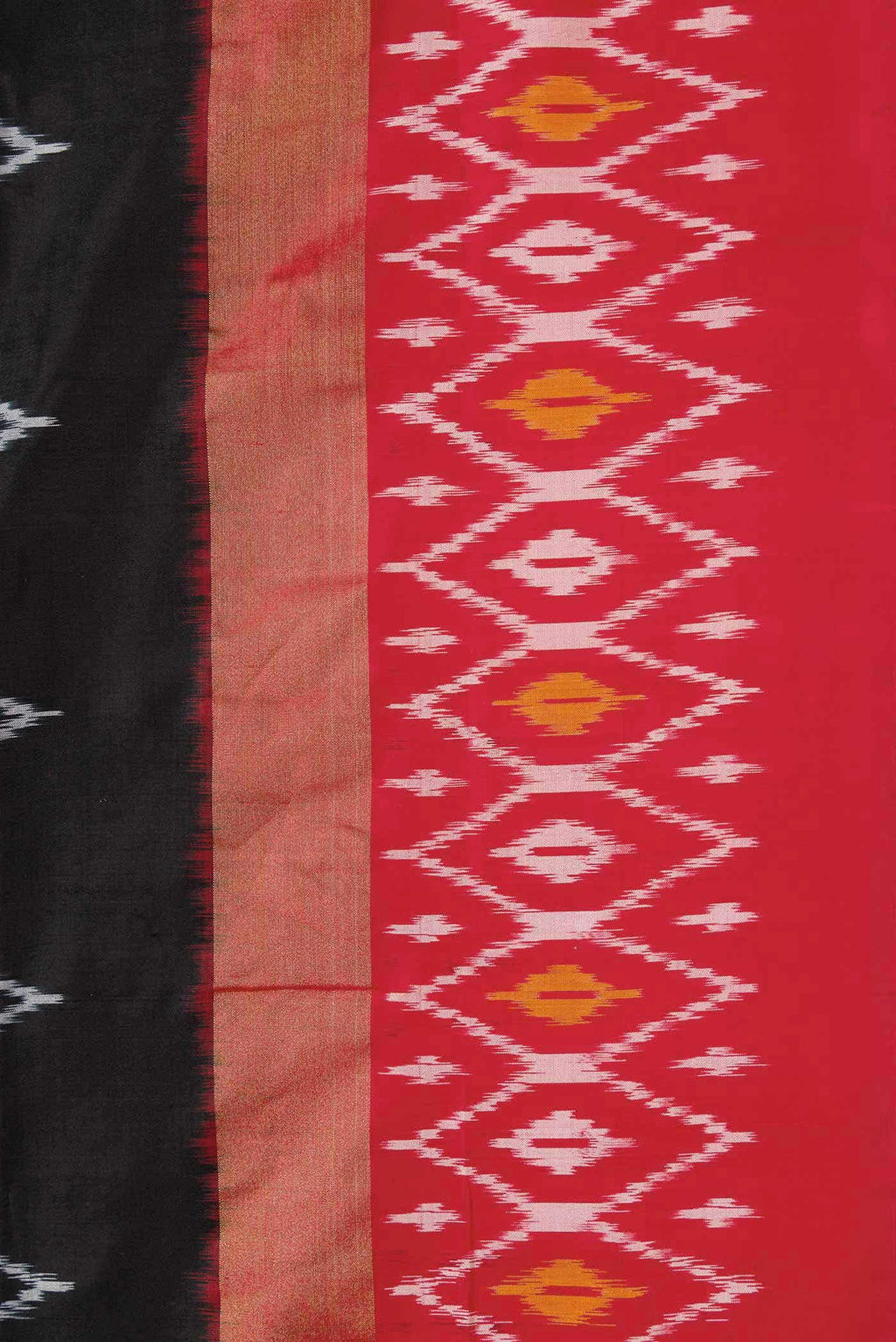 Black Pochampally Silk Saree