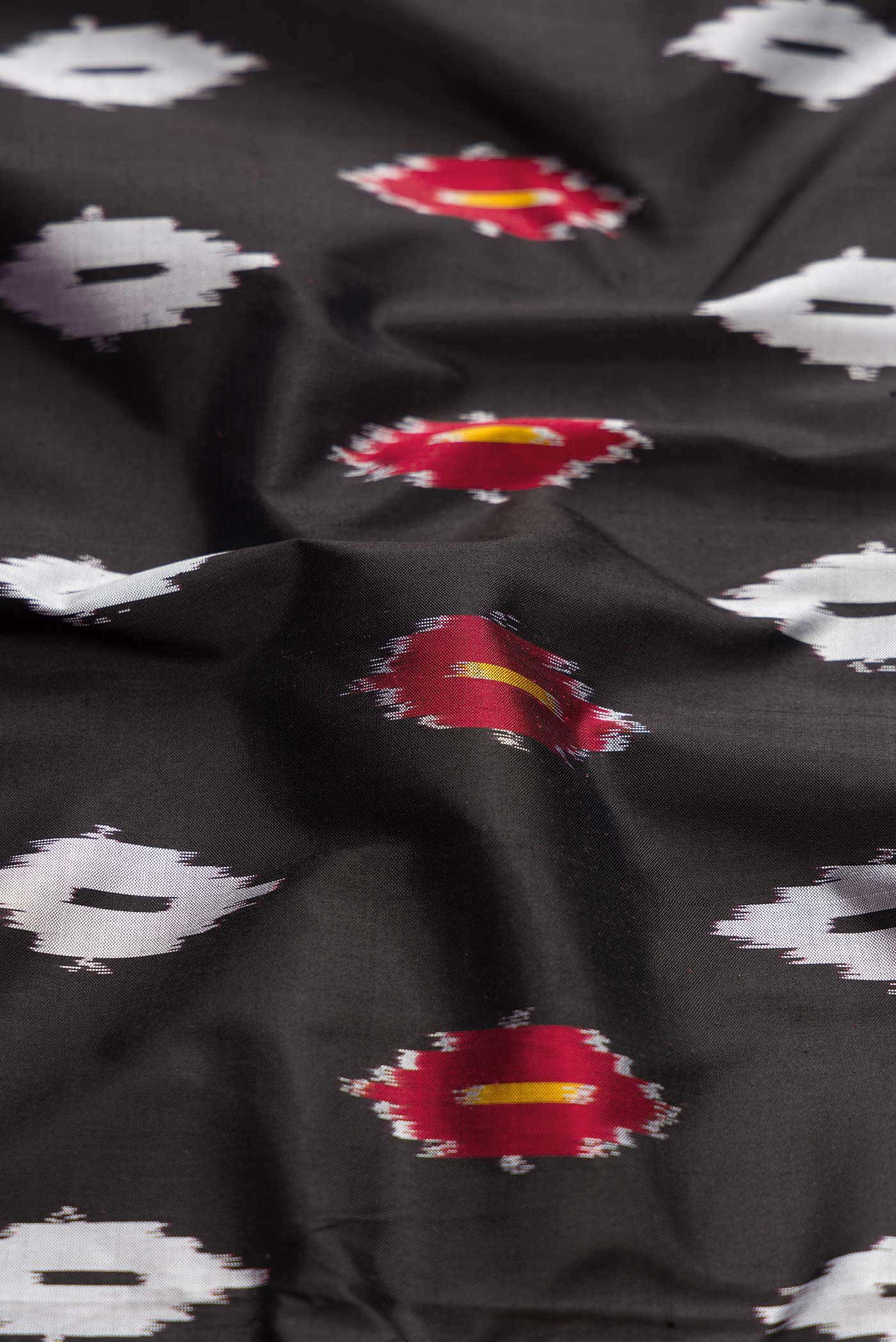 Black Pochampally Silk Saree