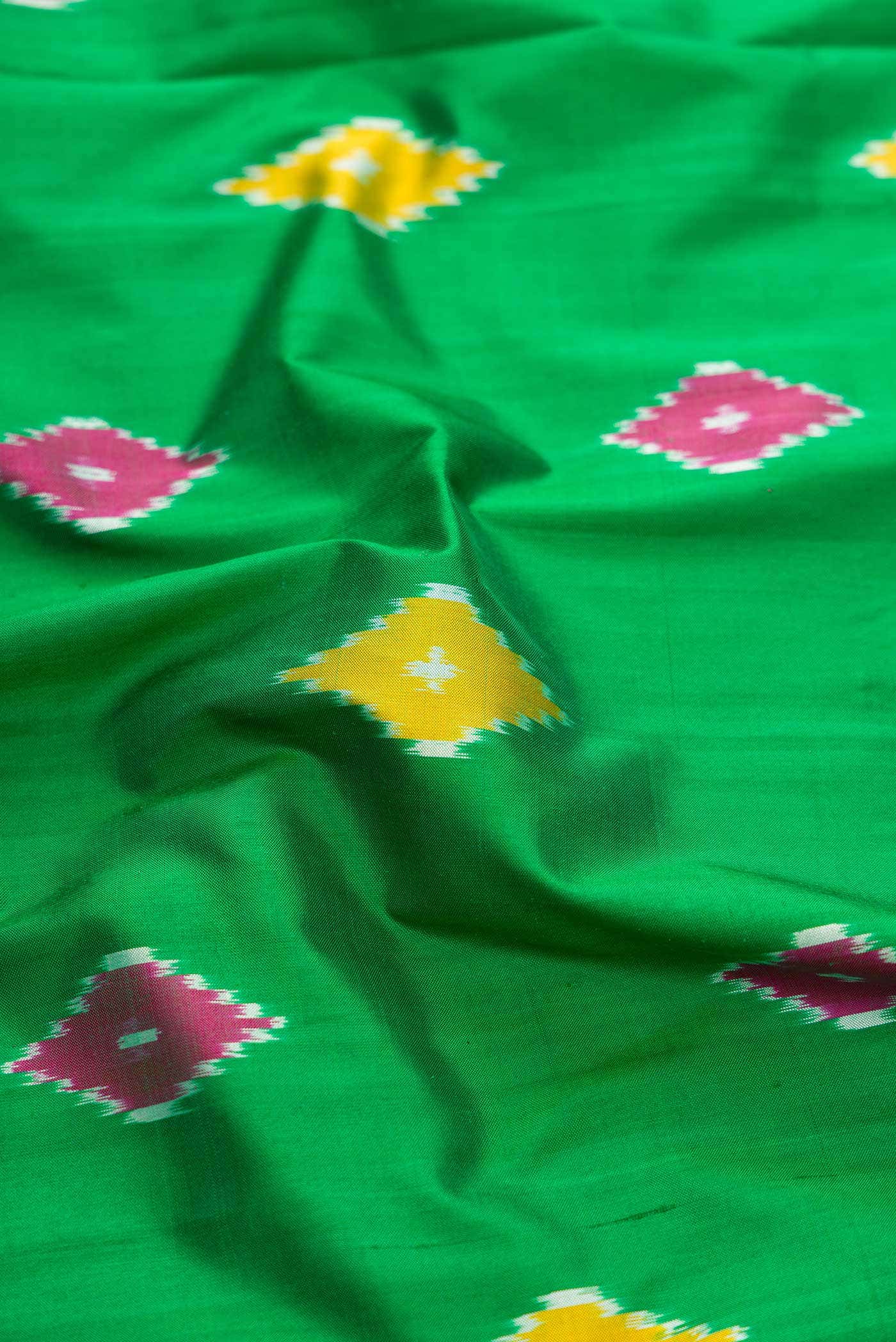 Green Pochampally Silk Saree