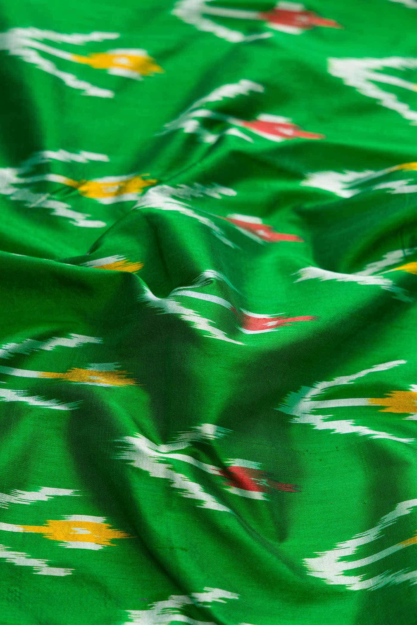 Green Pochampally Silk Saree