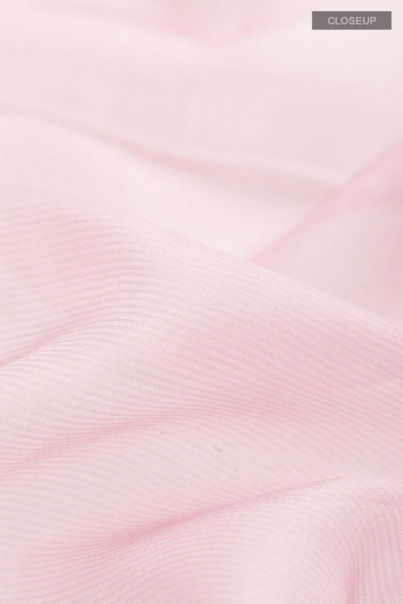 Rose pink Organza Silk Saree