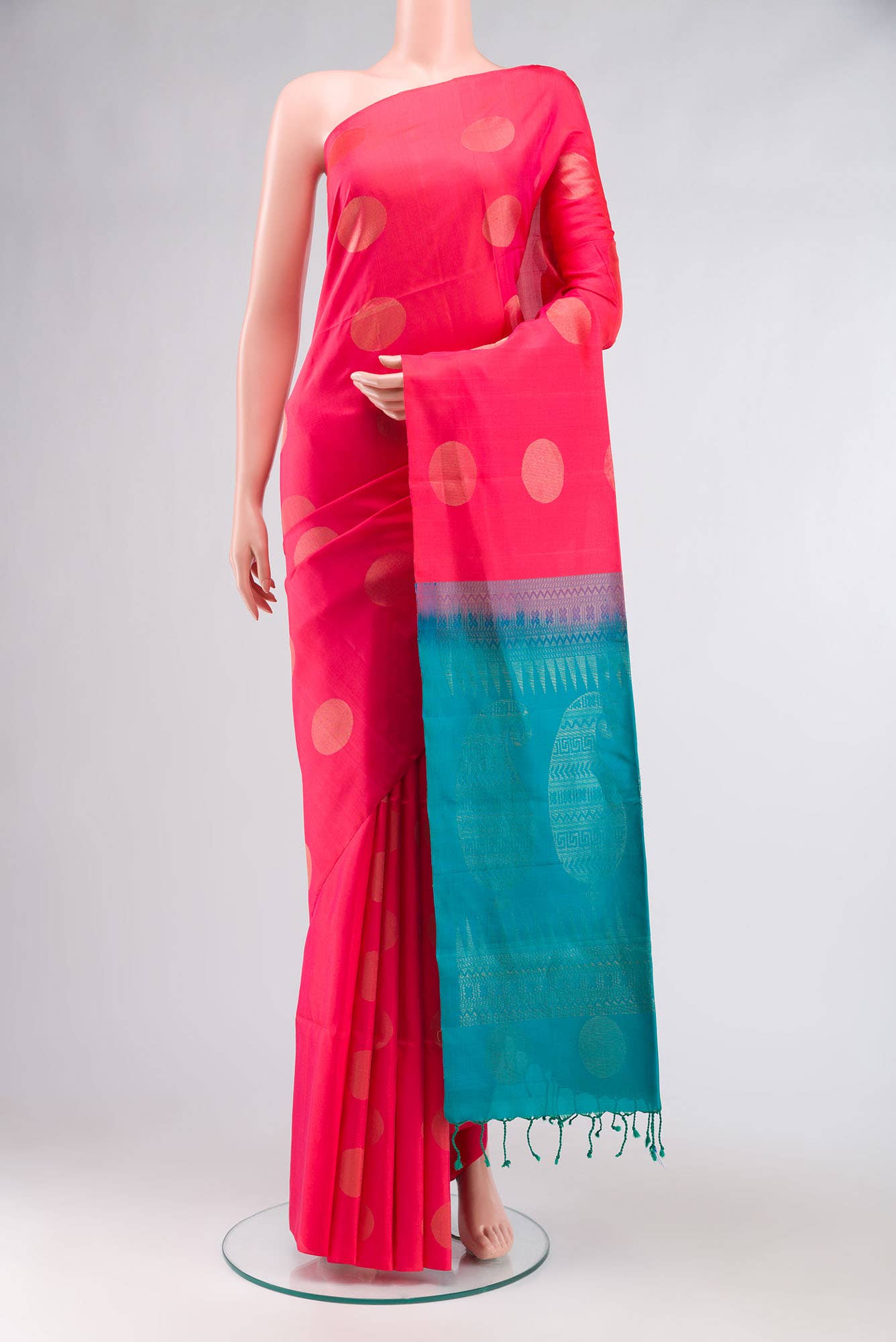 Pink Soft Silk Saree