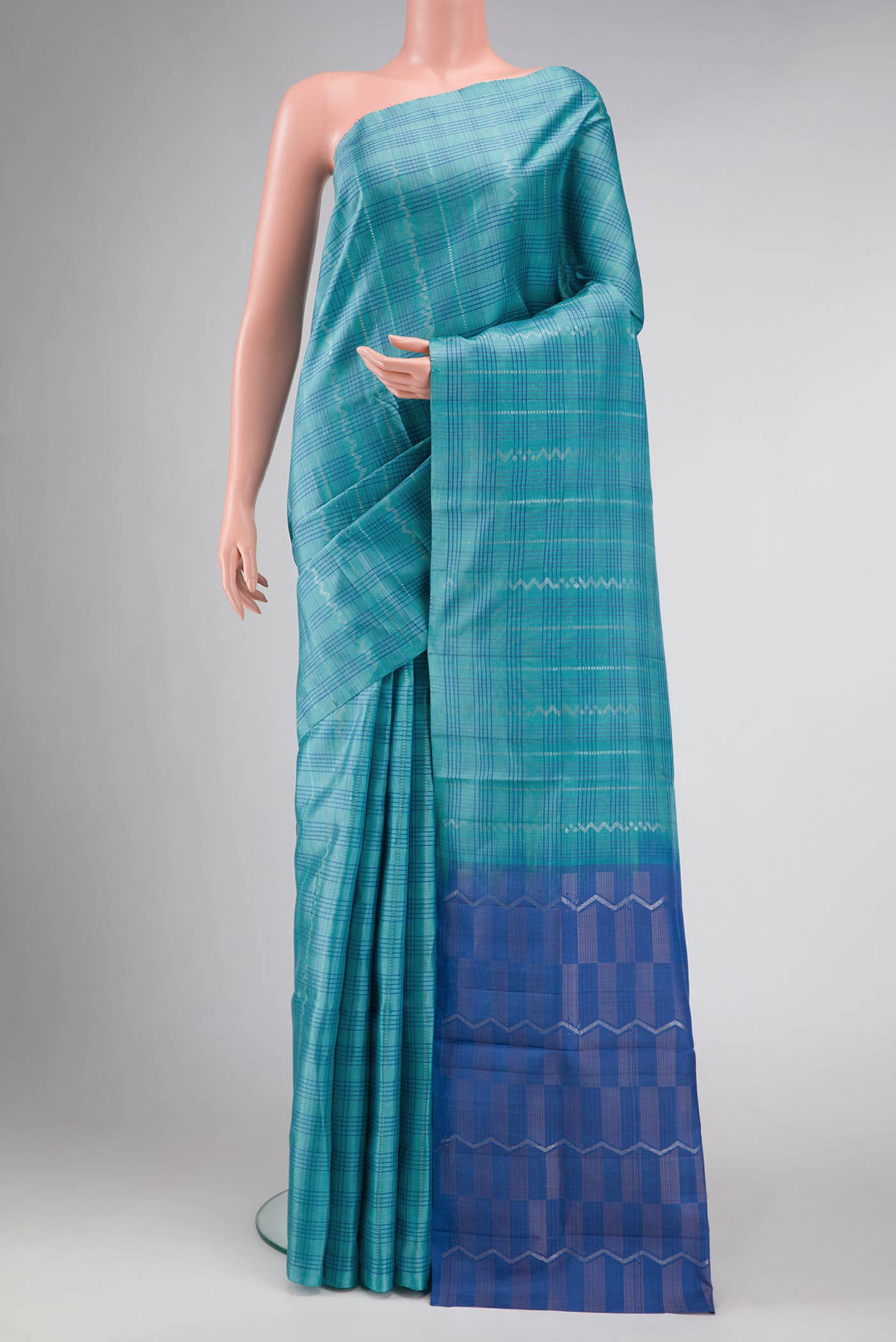 Sky Blue Soft Silk Saree