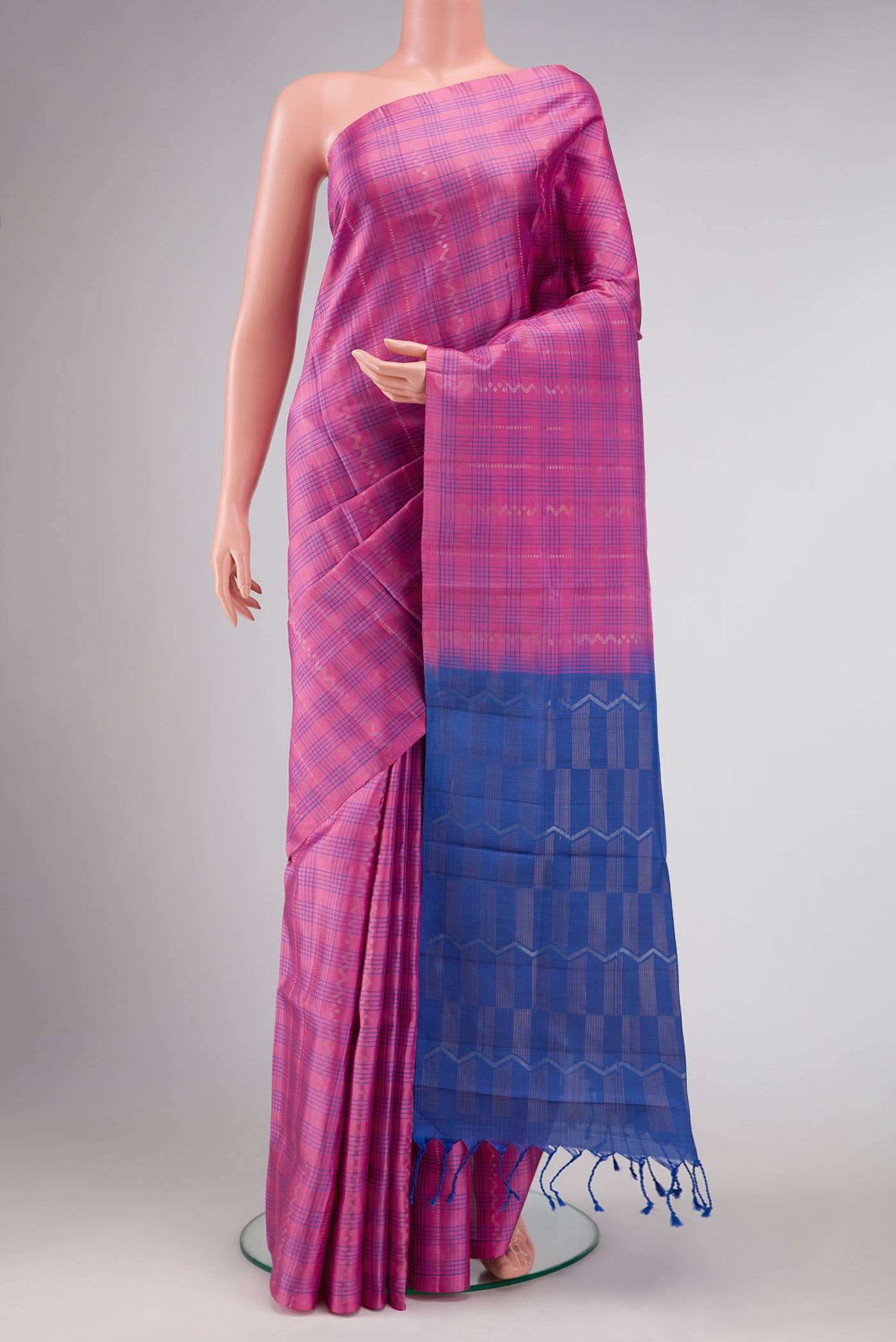 Pink Soft Silk Saree