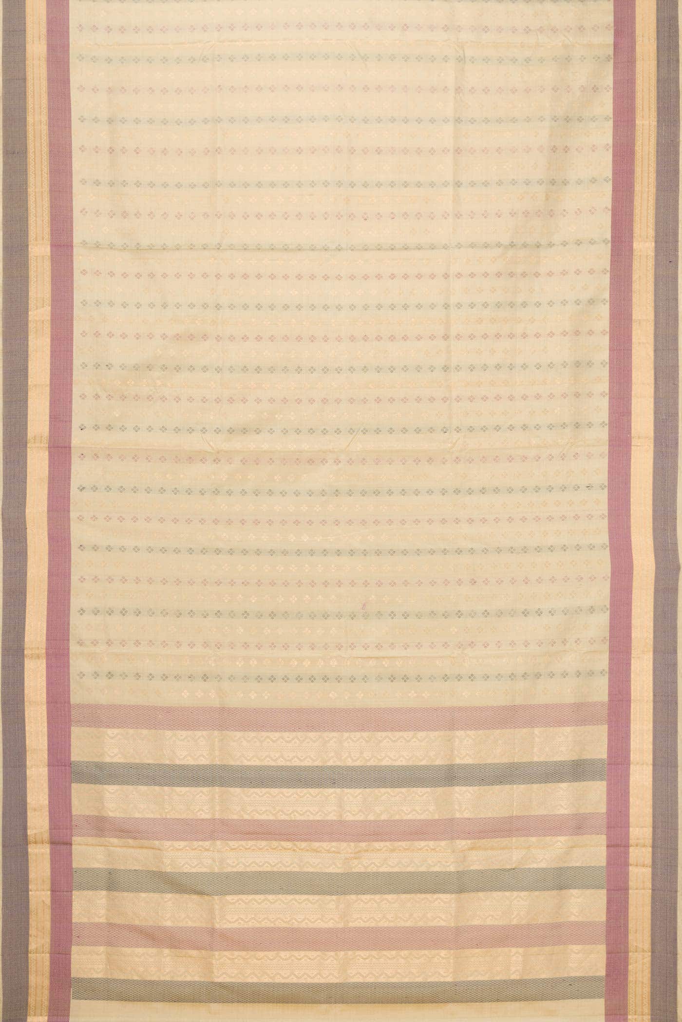 Beige Soft Silk Saree