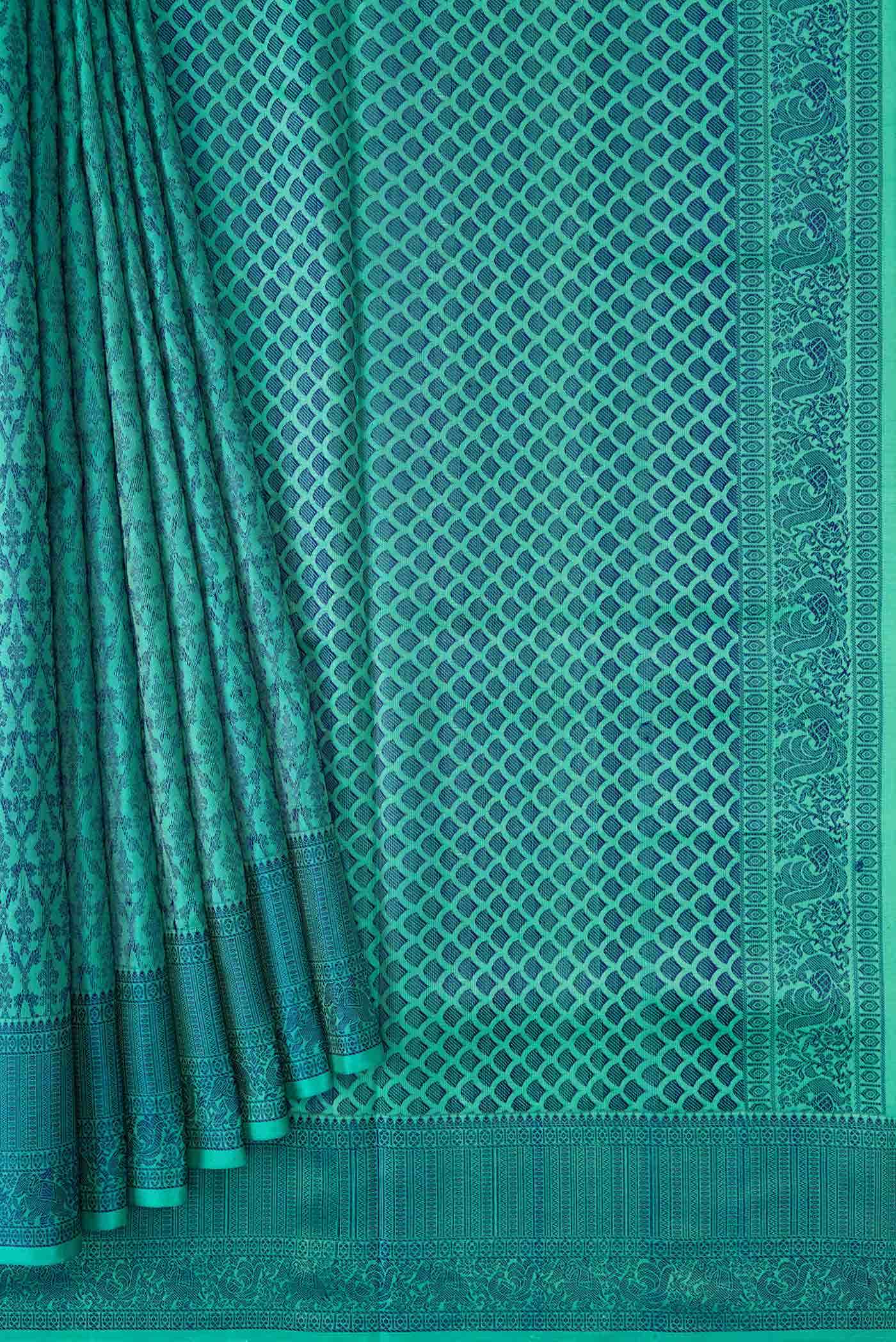 Green Soft Silk Saree
