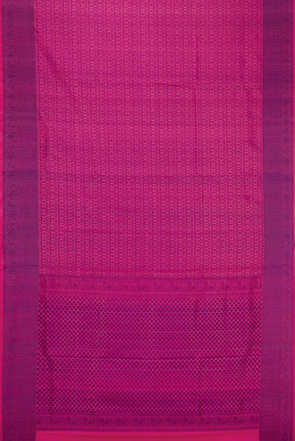 Pink Dual Tone Soft Silk Saree