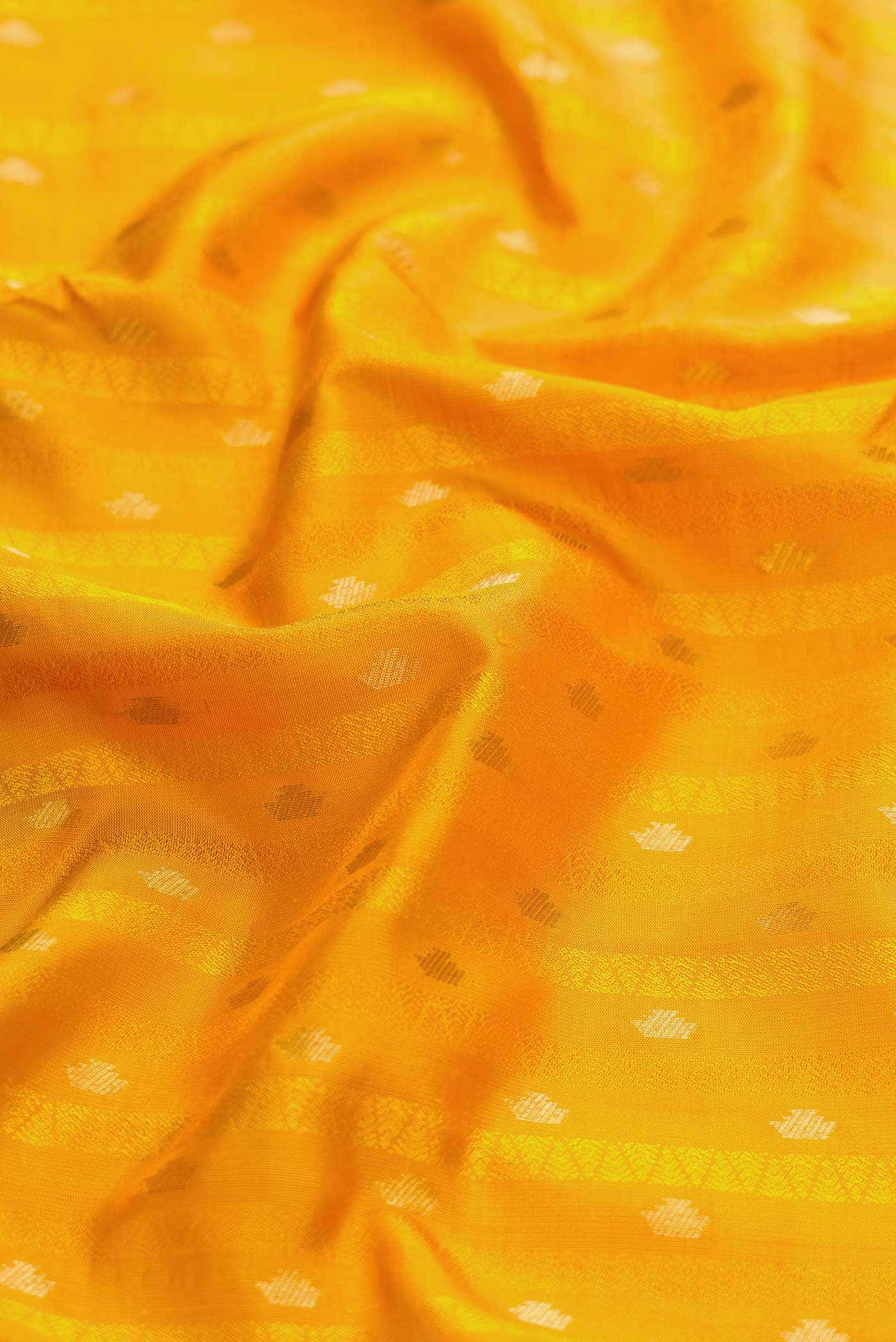 Mustard Soft Silk Saree