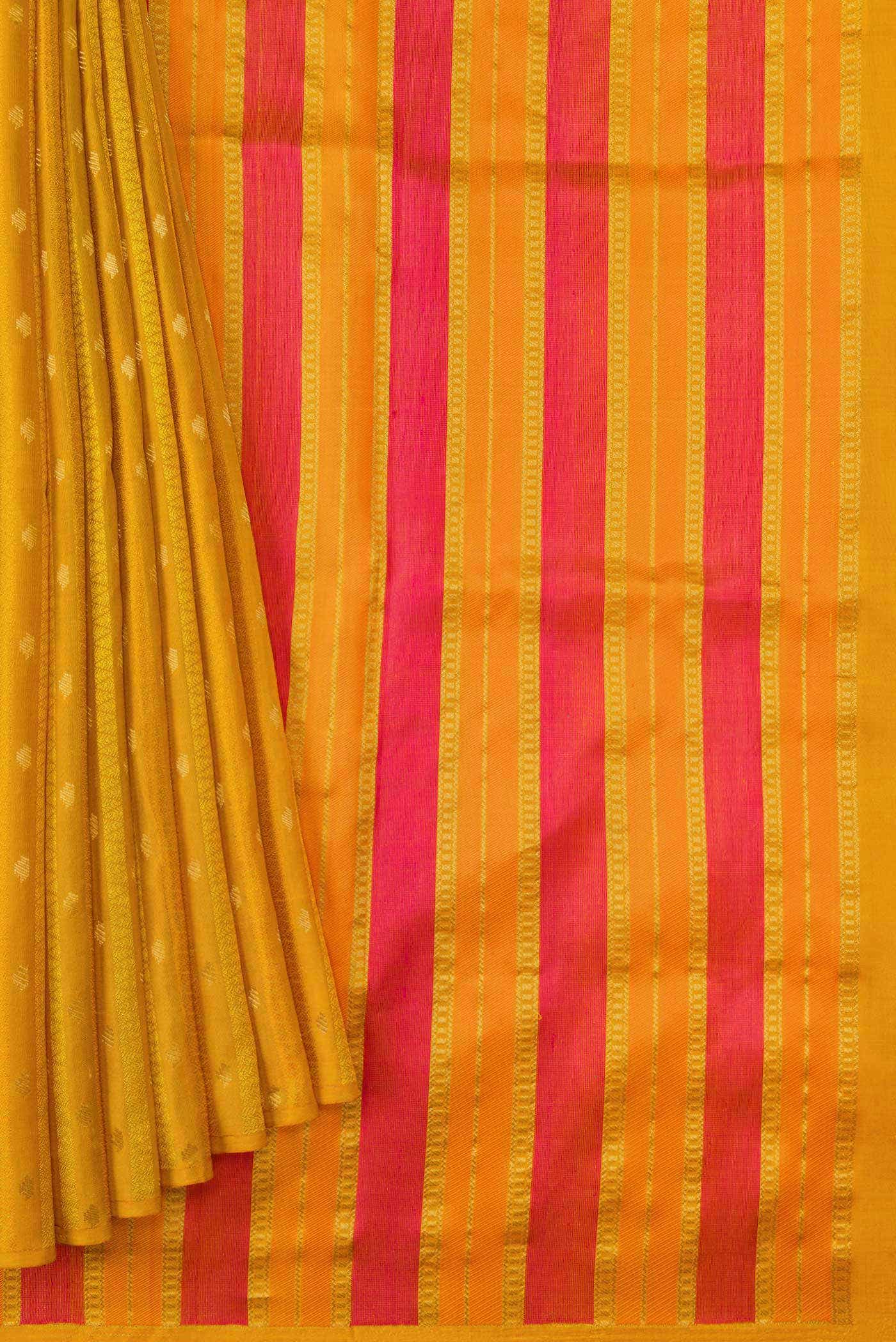 Mustard Soft Silk Saree