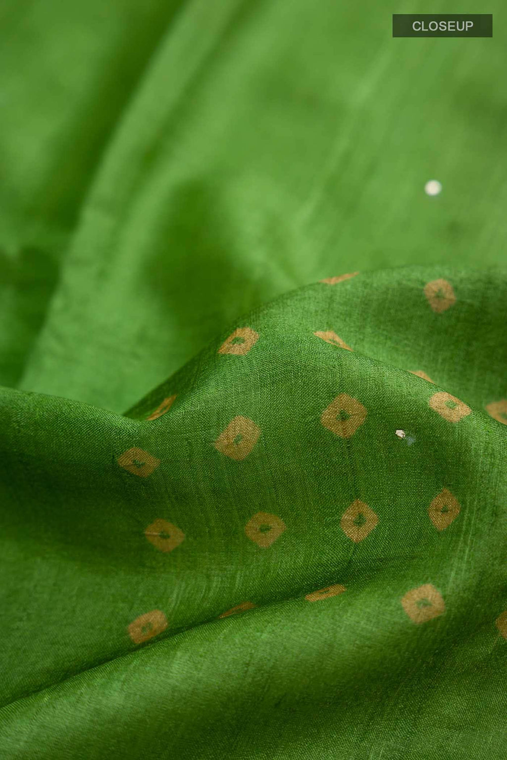 Green Tussar Silk Saree