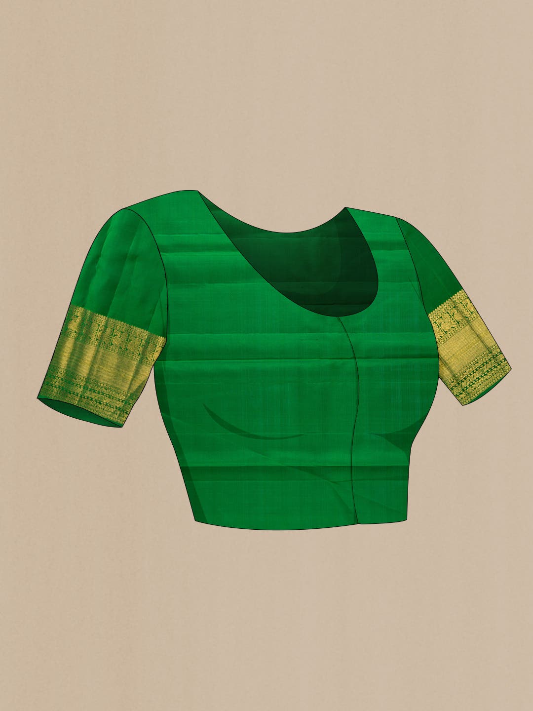 Green Kanchipuram Silk Saree