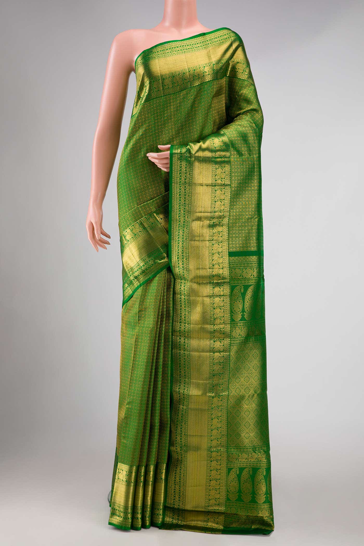 Green Kanchipuram Silk Saree