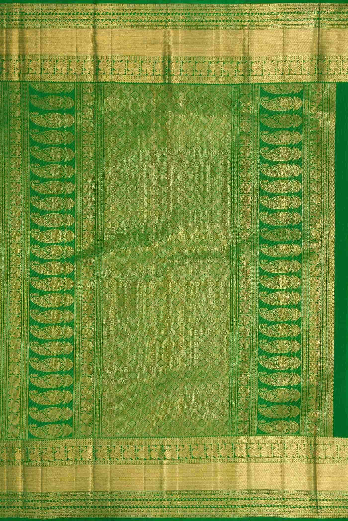 Green Kanchipuram Silk Saree