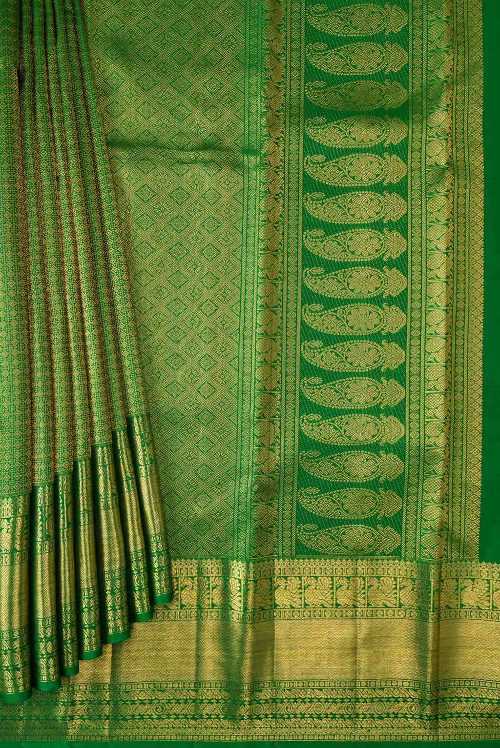 Green Kanchipuram Silk Saree