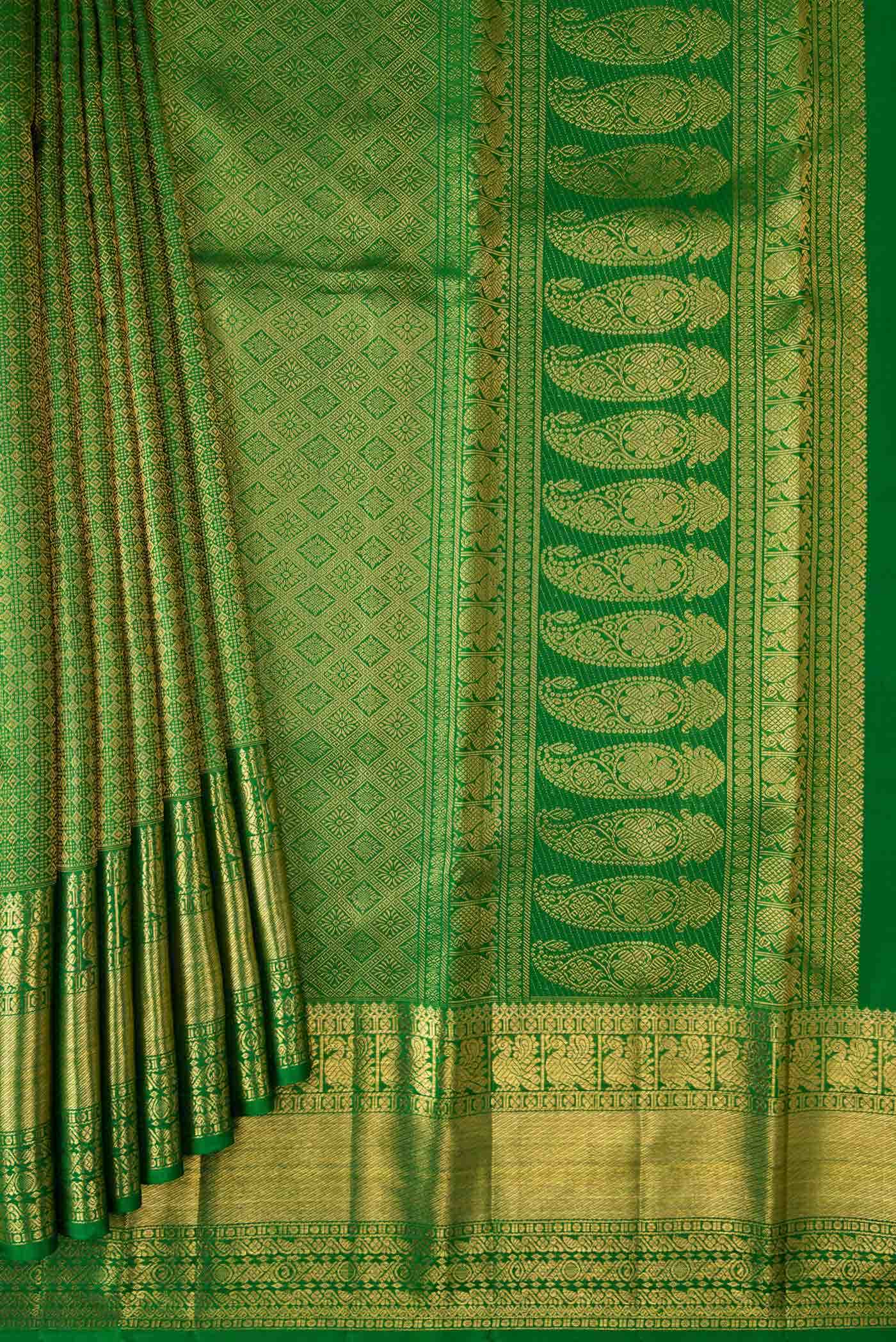 Green Kanchipuram Silk Saree