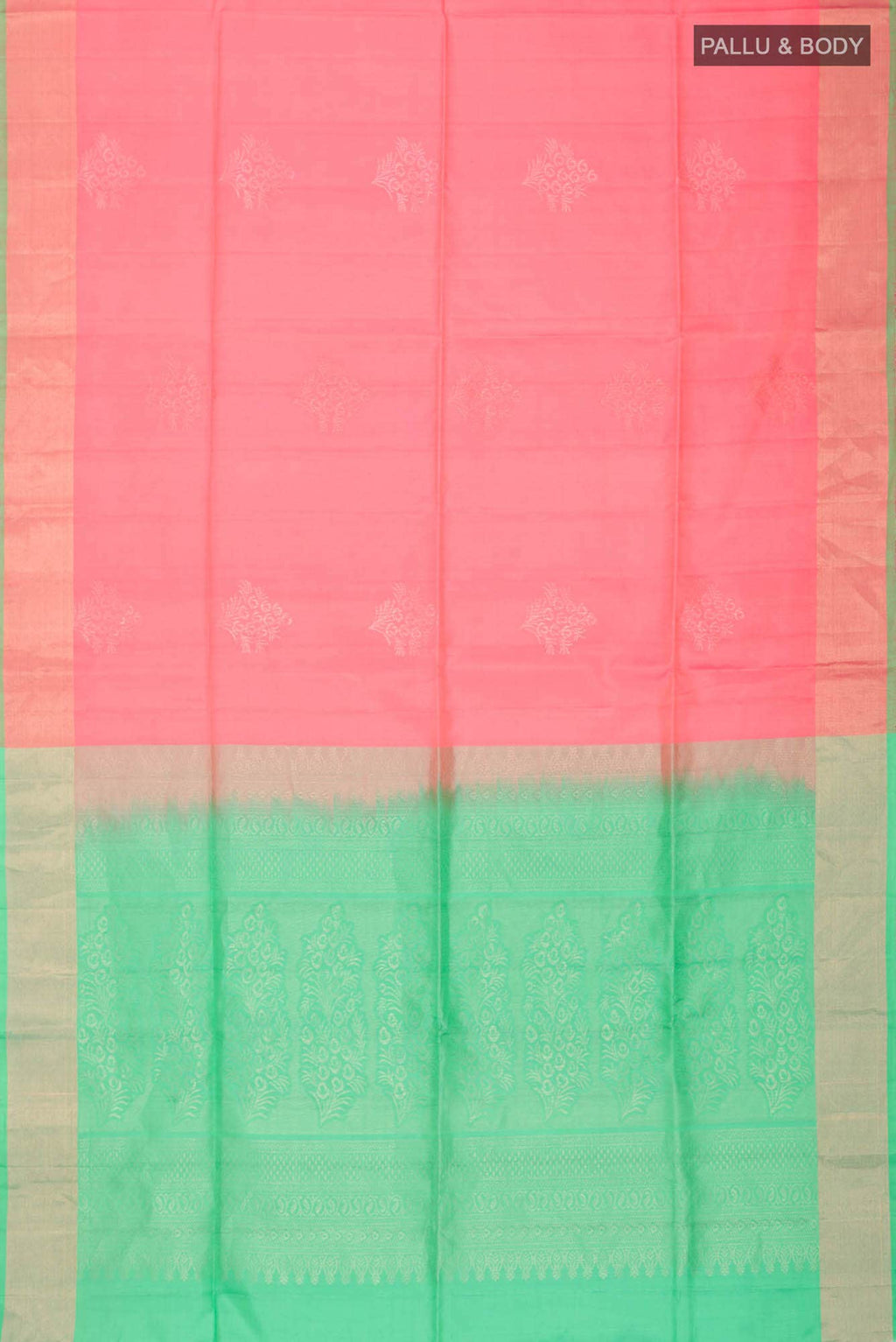 Coral Soft Silk Saree