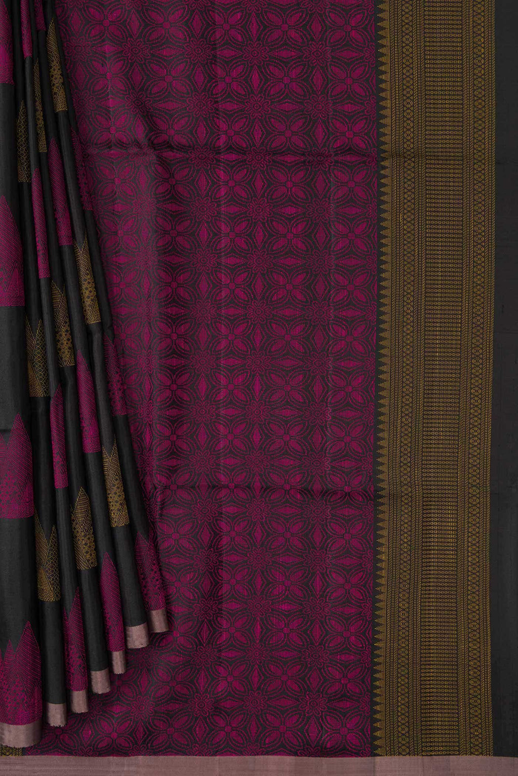 Black Soft Silk Saree