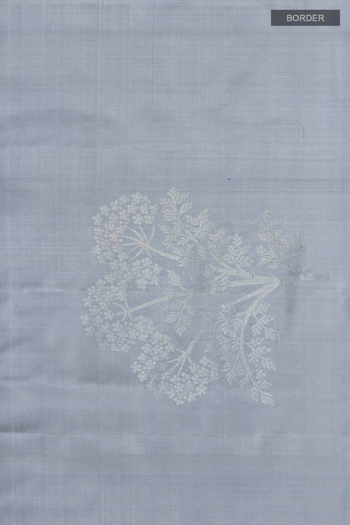 Grey Soft Silk Saree