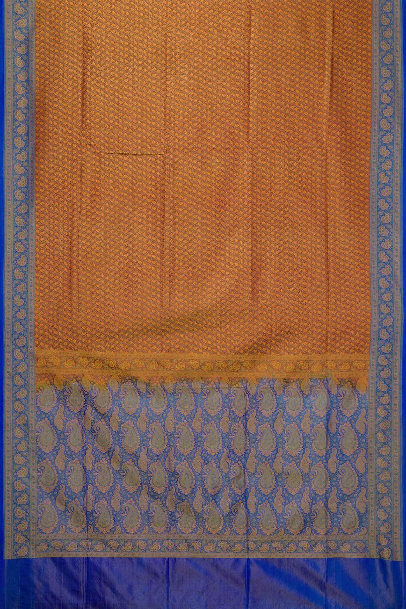 Maroon Dual Tone Banarasi Silk Saree