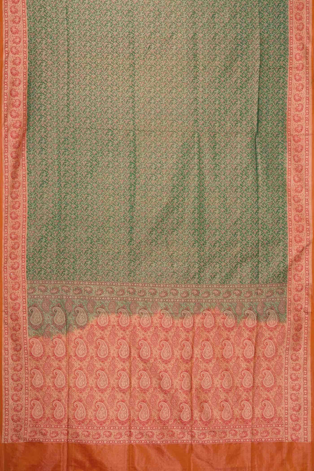 Green Banarasi Silk Saree