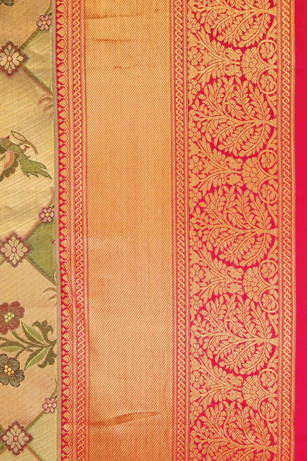 Gold Kanchipuram Tissue Silk Saree