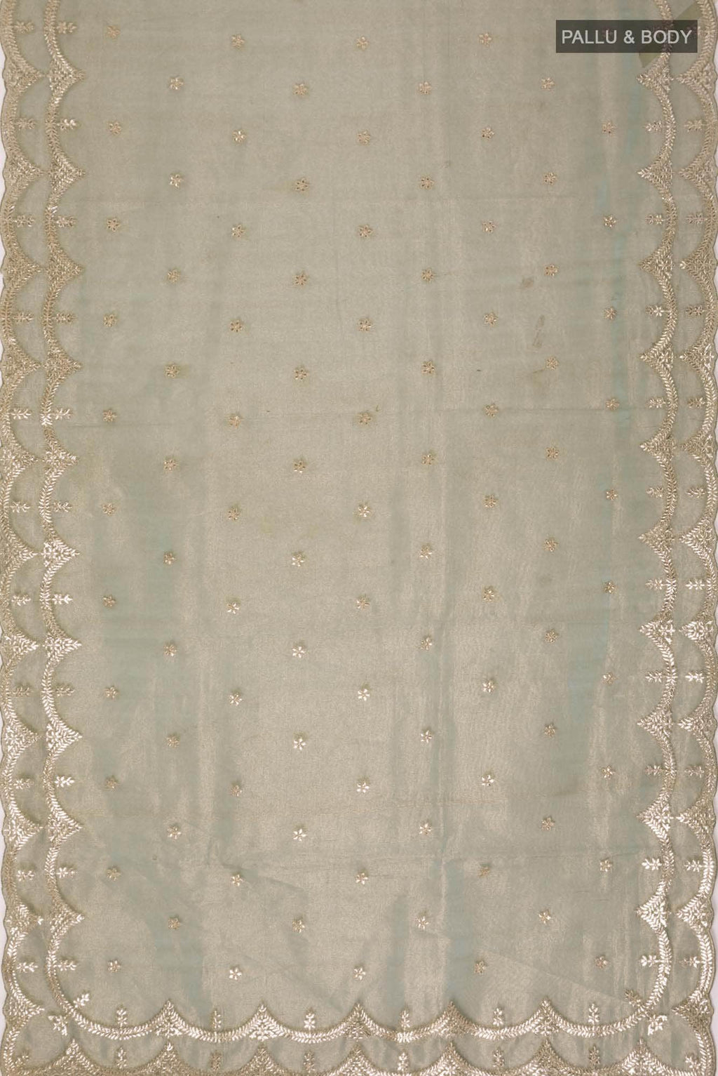 Green Organza Silk Saree