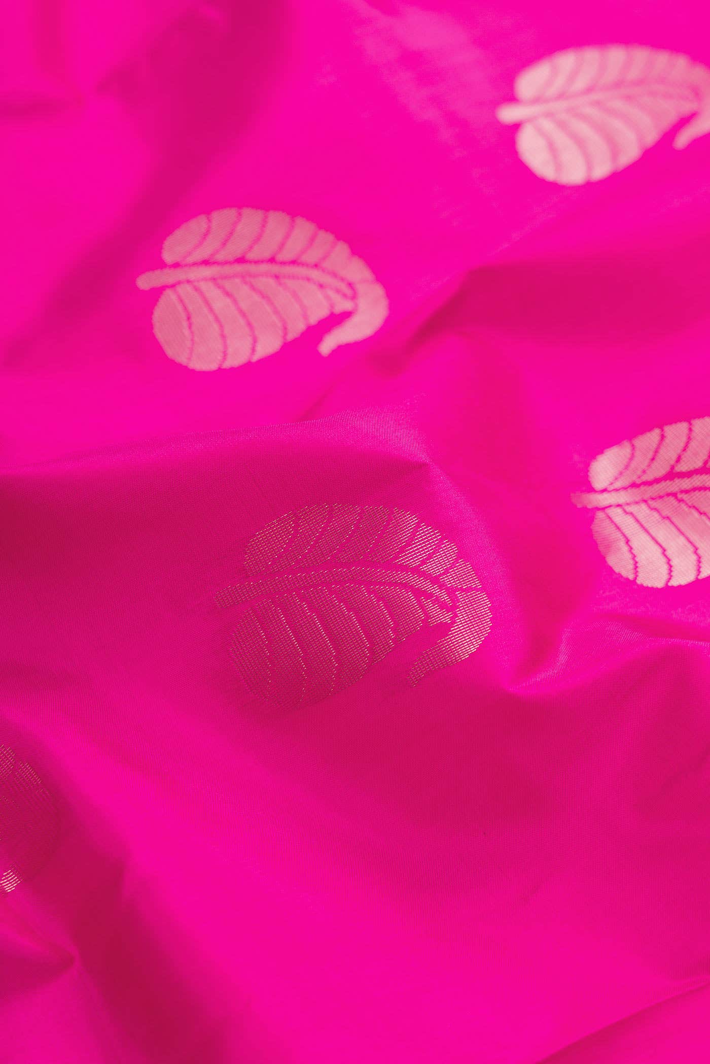 Dark Pink Dual Tone Soft Silk Saree