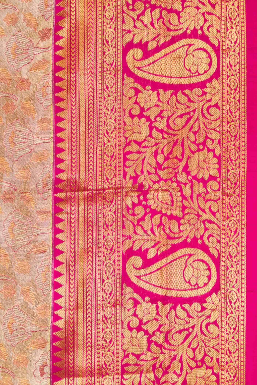 Gold Kanchipuram Tissue Silk Saree