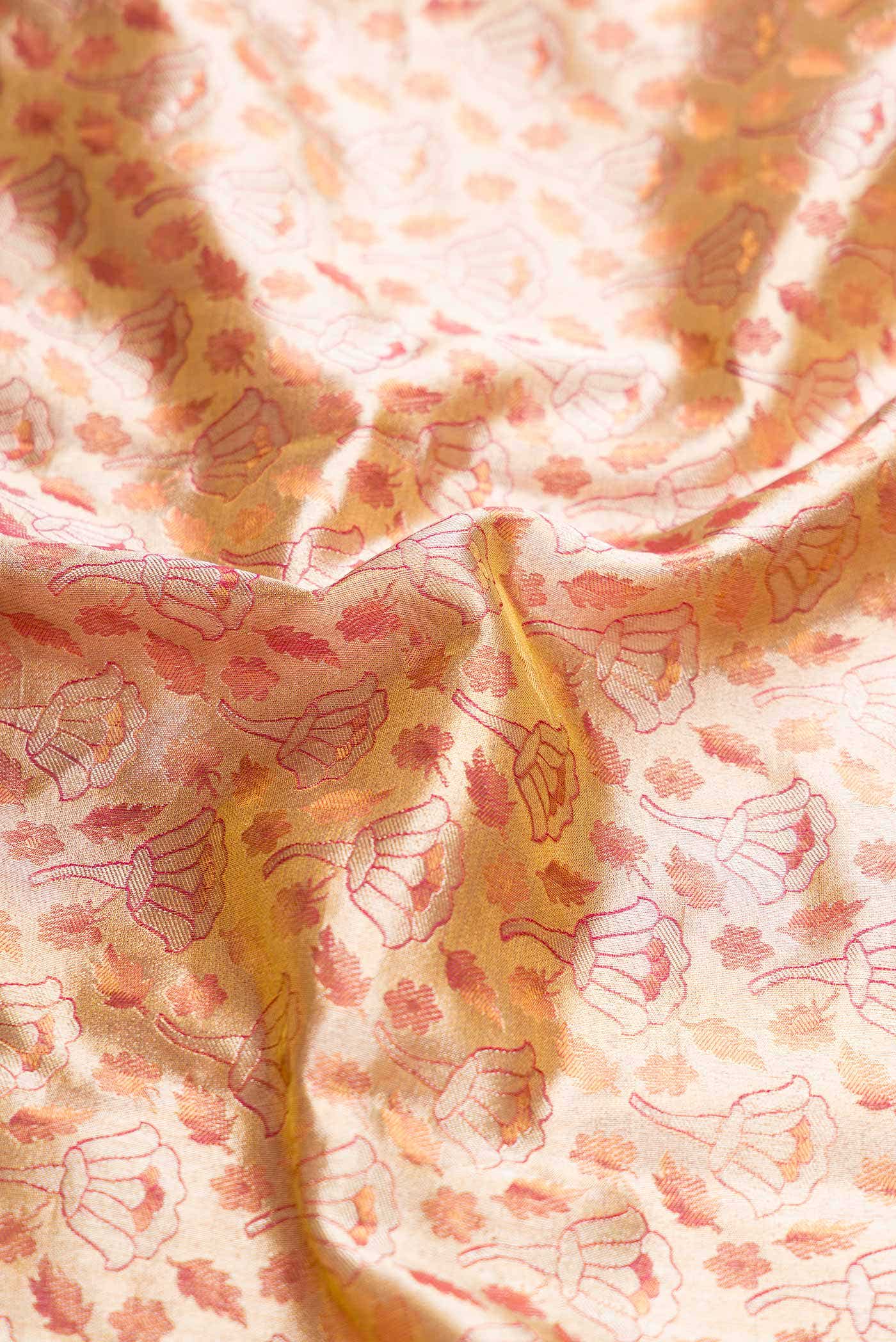 Gold Kanchipuram Tissue Silk Saree