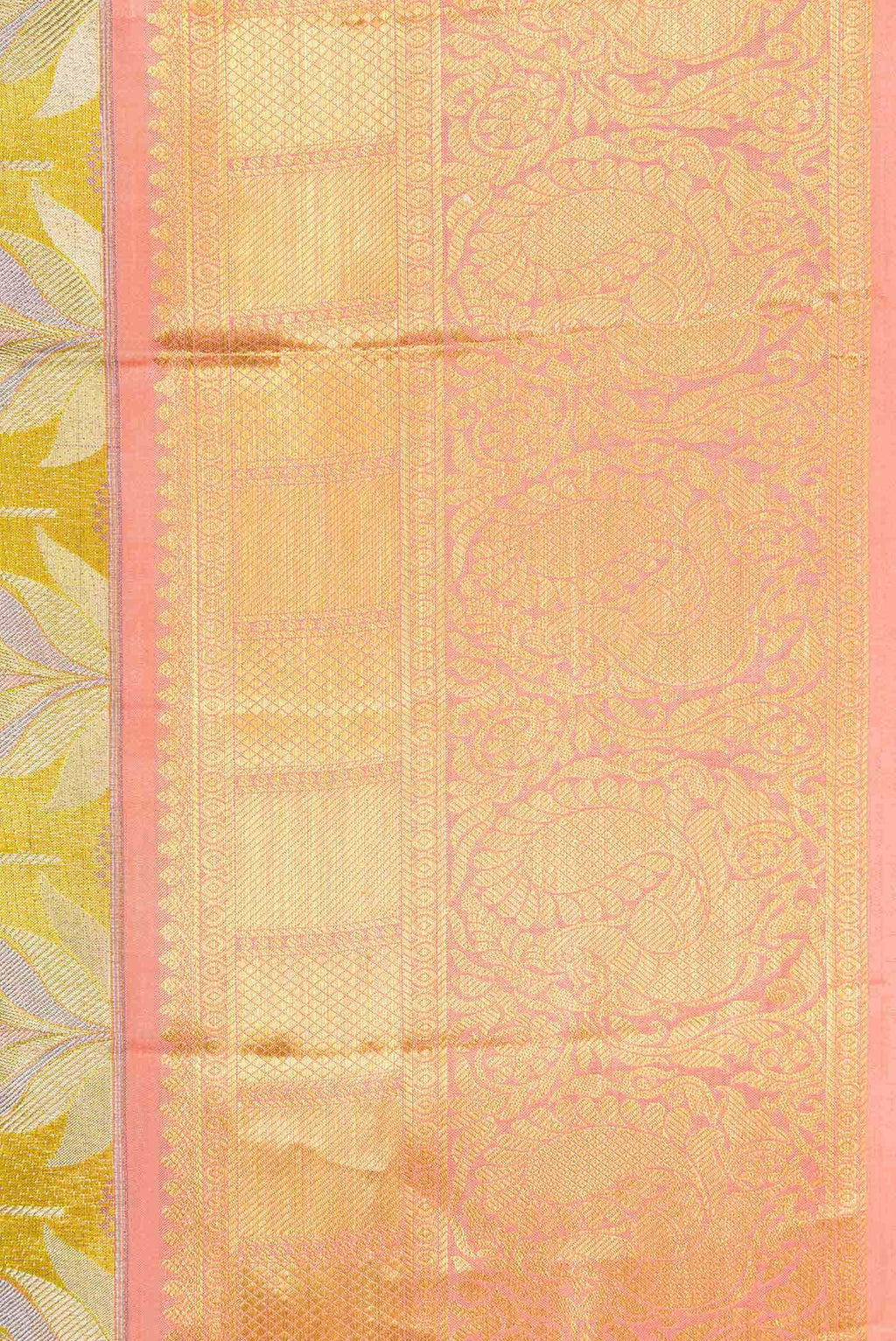 Gold Kanchipuram Tissue Silk Saree