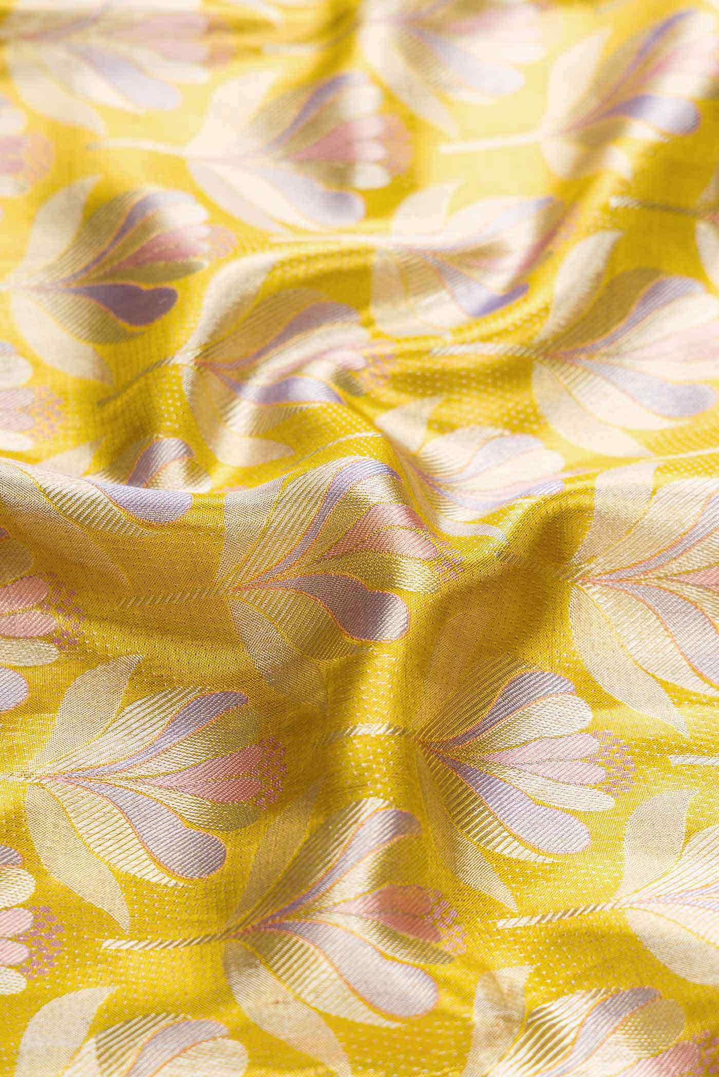 Gold Kanchipuram Tissue Silk Saree