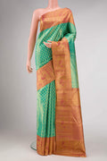 Light Green Kanchipuram Tissue Silk Saree