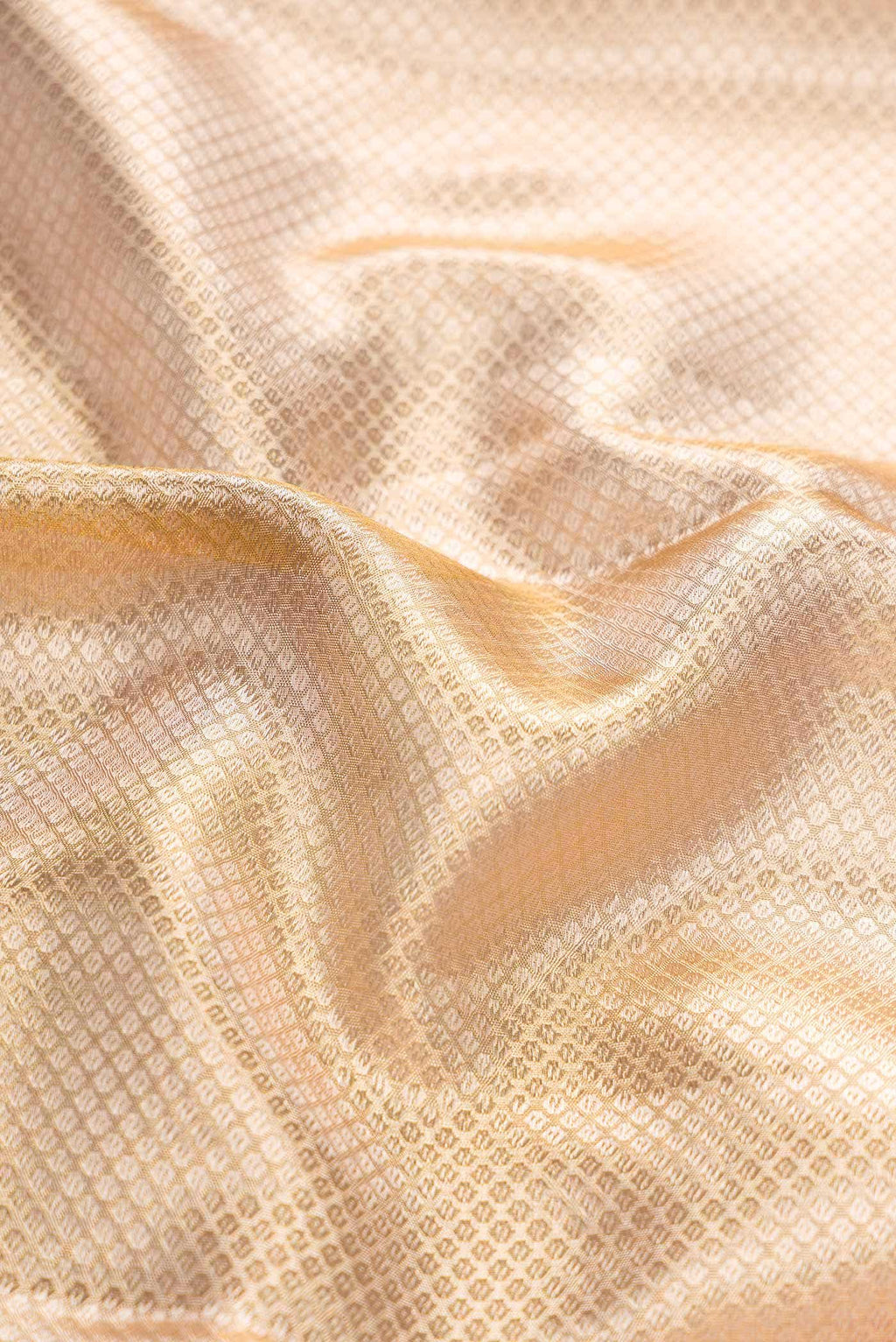 Sandal Dual Tone Kanchipuram Tissue Silk Saree